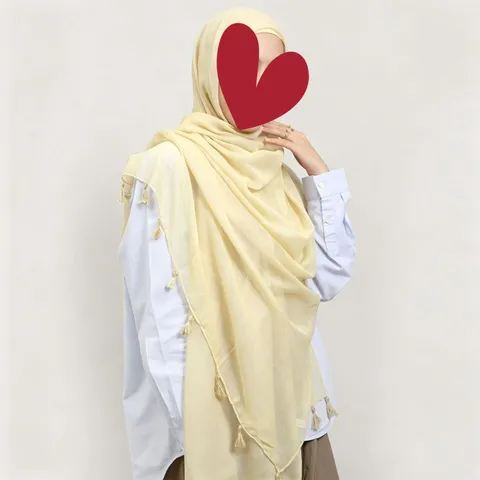 Einfarbiger Quasten Schal Atmungsaktiver Leichter Voile Langer Schal Damen Tägliche Freizeit Halstuch Sonnenschutz Wrap