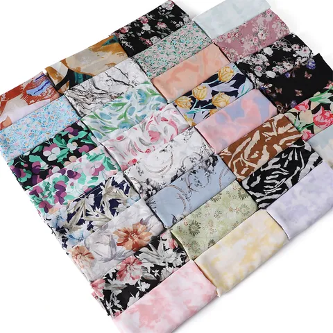 Womens Chiffon Scarf Floral Polka Dot Printed Sun Protection Lightweight Fashion Versatile Long Shawl Neckwear