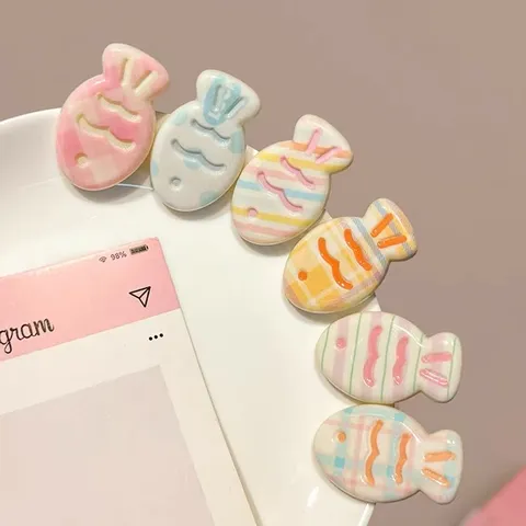 Spilla per Capelli Pesciolino Carino Cartoon Accessori per Capelli in Resina per Donne Ragazze Frangia Quotidiana Clip Laterale Copricapo