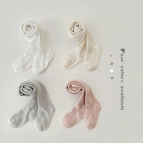 Collant a Righe Verticali Traforati Primavera Estate Bambini Neonati