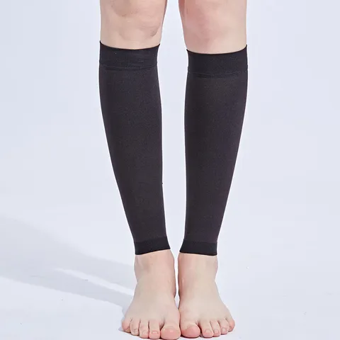 Mangas de Compresión para Pantorrilla de Alta Elasticidad Unisex para Correr Deportes Soporte de Pierna Spandex Transpirable