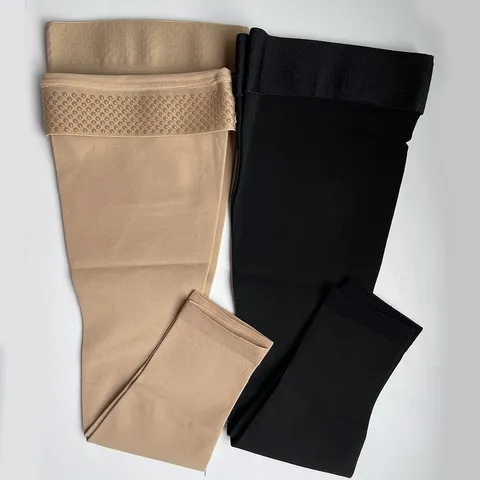 Unisex Κάλτσες Συμπίεσης Διαβάθμισης Ψηλός Σωλήνας Αθλητικές Κάλτσες Ανάρρωσης Αντιολισθητικές Σιλικόνης Υποστήριξης Μηρού Αθλητικές Κάλτσες