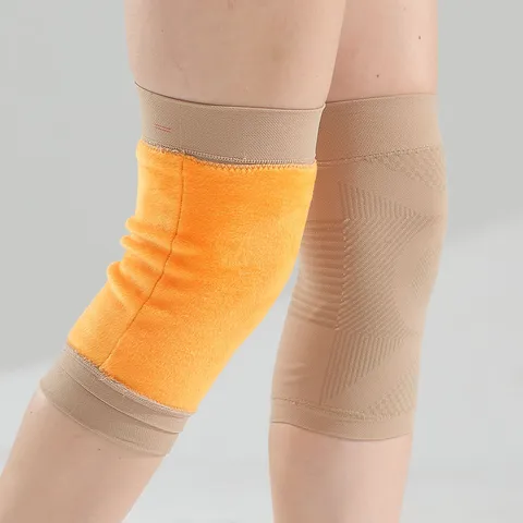 Thermal Fleece Lined Knee Warmers Compression Leg Sleeves Joint Pain Relief Cold Proof Support Sleeves For Men And Women
