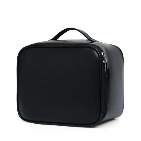 Grote Capaciteit PU Lederen Cosmetische Tas Waterdicht Draagbare Reizen Toilette Tas Make-up Pouch Voor Vrouwen