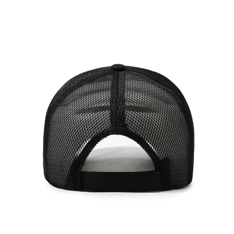 Men's Mesh Breathable Baseball Cap Outdoor Sports Sun Protection Adjustable Solid Color Niche Style Fishing Hat