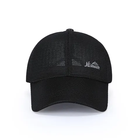Summer Outdoor Sun Protection Mesh Baseball Cap Men Breathable Quick Dry Adjustable Casual Sports Hat