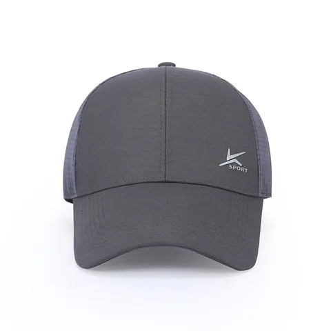 Men's Baseball Cap Summer Outdoor Sports Breathable Mesh Sun Protection Casual Trucker Hat Adjustable Snapback