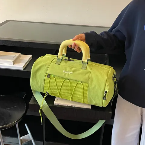 Waterproof Oxford Cloth Dry Wet Separation Gym Bag Large Capacity Travel Duffel Bag Sports Fitness Shoulder Crossbody Bag For Women Men