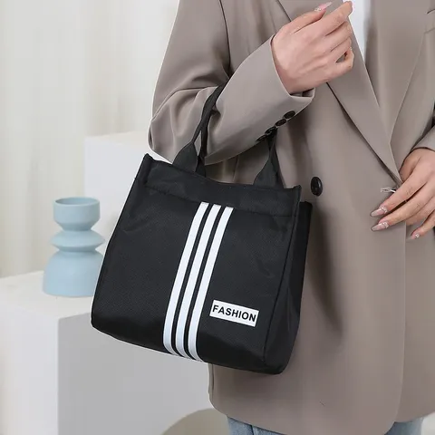 Γυναικείο Casual Canvas Tote Τσάντα Μεγάλης Χωρητικότητας Commuter Τσάντα Χειρός Μονόχρωμη Καθημερινή Τσάντα