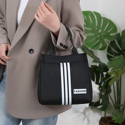 Γυναικείο Casual Canvas Tote Τσάντα Μεγάλης Χωρητικότητας Commuter Τσάντα Χειρός Μονόχρωμη Καθημερινή Τσάντα