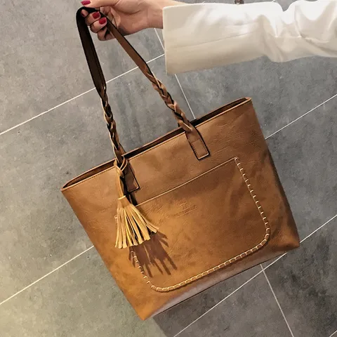 Gynaikeia Megalis Horitikotitas Tsanta Tote Apo PU Derma Modates Fountes Omou Hιασti Tsanta Xeiros Casual Taxidi Ergasia