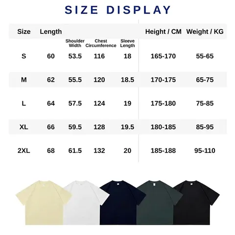 Camiseta Boxy de Algodón Puro Pesado para Hombre Corte Holgado Hombros Caídos Color Sólido Manga Corta Top