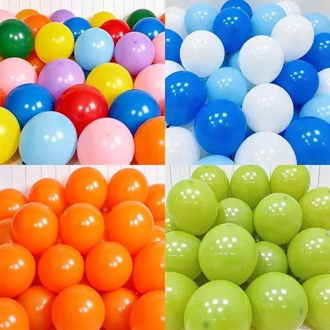 Thickened Latex Balloons Matte Standard Round Balloons Individually Packaged Party Wedding Birthday Event Decor