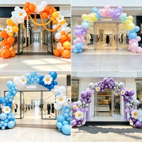 Ballonbogen Kit Girlande Set Für Ladenöffnung Jubiläum Party Dekoration Geschäft Feier Eingangsbereich