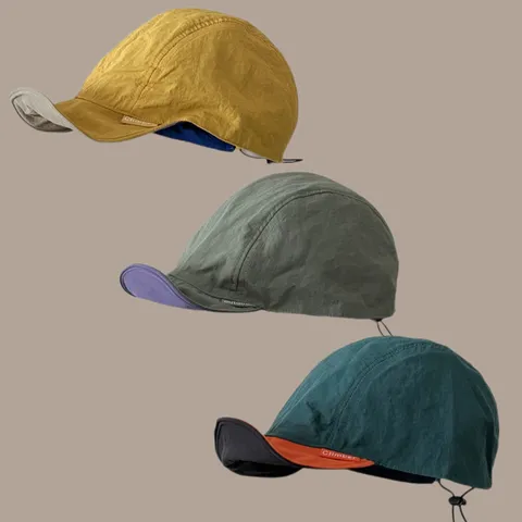 Kids Summer Quick Drying Reversible Foldable Soft Brim Lightweight Breathable Baseball Cap Unisex Baby Peak Cap