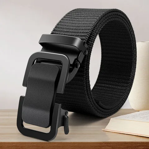 Damen Casual Nylon Leinwand Gürtel Mit Automatischer Schnalle Leicht Strapazierfähig Verstellbar Bund Für Täglich Outdoor Sport Herren Zubehör