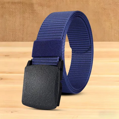 Herren Nylon Taktischer Gürtel Mit Plastikschnalle Strapazierfähiger Gurtband Taillengürtel Für Outdoor Casual Militär Training Zubehör