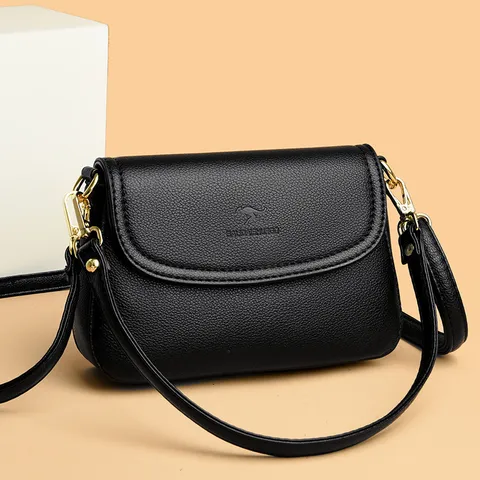 Dames Stedelijk Minimalistisch PU Leer Schouder Crossbodytas Litchi Textuur Kleine Vierkante Tas Voor Dagelijks Gebruik