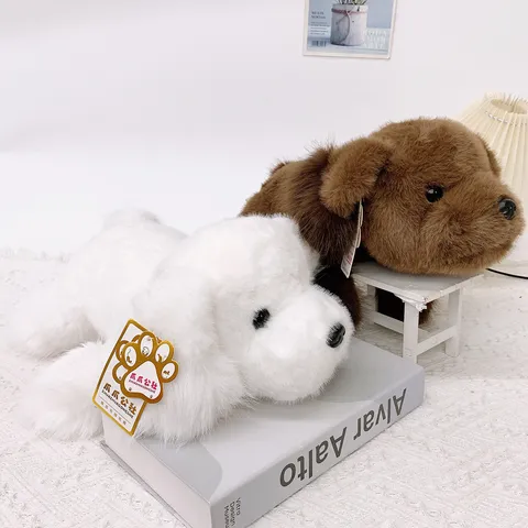 Carino Cane Dormiente Giocattolo di Peluche Morbido Animale Impagliato Cucciolo Cuscino Bambola Compagna Decorazione Regalo Per Bambini