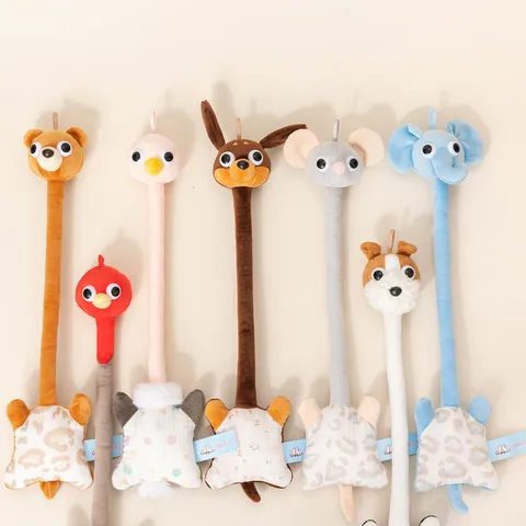 Peluche Animale Collo Lungo E Ciondolo Per Borsa Morbida Bambola