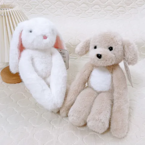 Simpatico peluche di animale a braccia lunghe bambola di peluche magnetica dolce compagno di sonno regalo per bambini