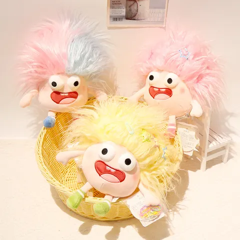 Divertente Peluche Brutto Bambola di Peluche Morbido Soffice Cartone Animato Bizzarro Carino Regalo Compagno Per Ragazze Bambini