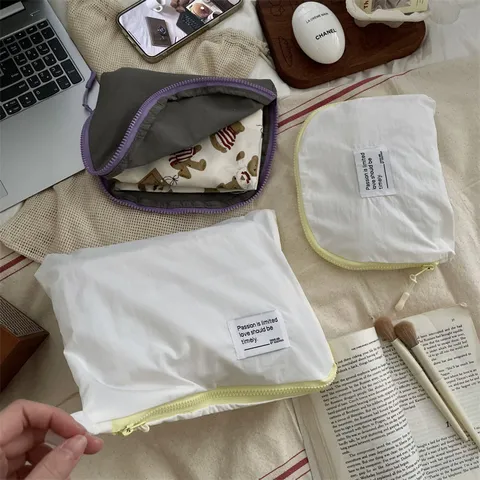 Wasserdicht Reise Aufbewahrungstasche Set Minimalistisch Polyester Nylon Koffer Organizer Beutel Für Kleidung Kosmetik Packwürfel Reise Zubehör