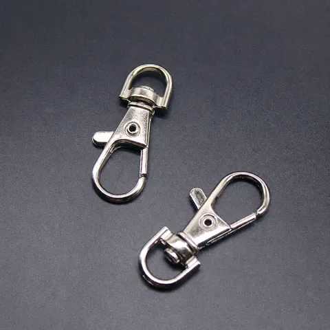 Duurzame Zinklegering Karabijnhaak Draaibare Hondenclip Sleutelhanger Hardware Voor Tassen Handtassen DIY Accessoires