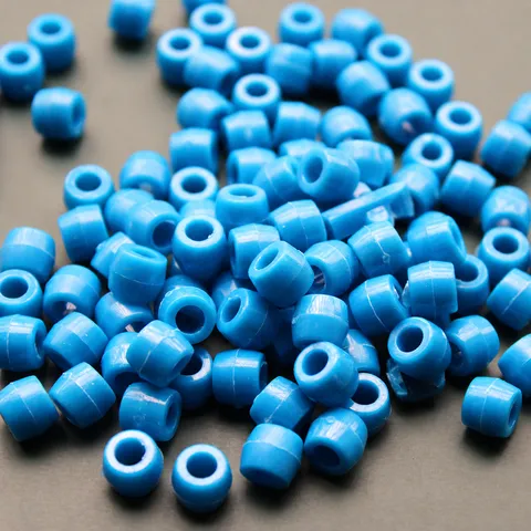 Cuentas de Barril Acrílicas a Granel Cuentas Espaciadoras de Agujero Grande Coloridas Para DIY Juguete de Niños Collar Pulsera Fabricación de Joyas