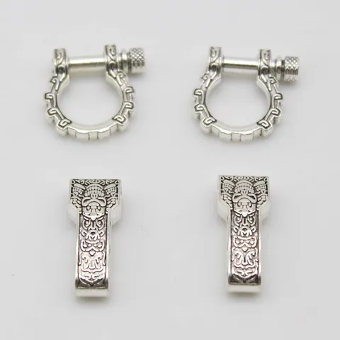 Zinc Alloy U Shackle Horseshoe Buckle Paracord Bracelet Clasp Outdoor Survival Bracelet DIY Jewelry Findings