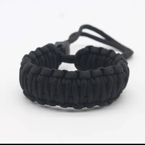 Braided Paracord Camera Lanyard Hand Strap Double Layer Seven Core Survival Cord Wristband Bracelet For Outdoor Unisex