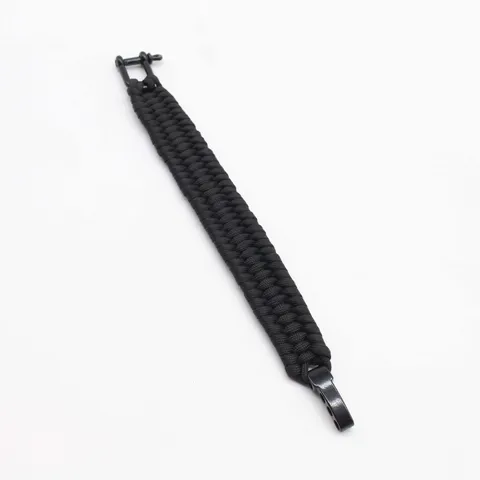 Handmade Paracord Survival Bracelet Outdoor Camping U Buckle Adjustable Braided Rope Wristband Polyester Sports Jewelry