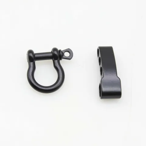 Zinc Alloy U Shackle Buckle Paracord Bracelet Adjuster Survival Kit Metal Buckle Jewelry Making DIY Hardware Accessories