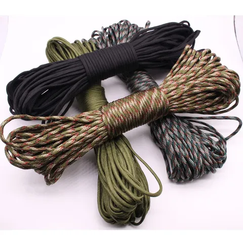 DIY Paracord 7 Strand Survival Rope Outdoor Camping Hiking Climbing Utility Polyester Braided Craft Cord