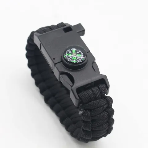 Multifunctional Outdoor Survival Paracord Bracelet Seven Core Woven Rope Camping Hiking Emergency Rescue Gear