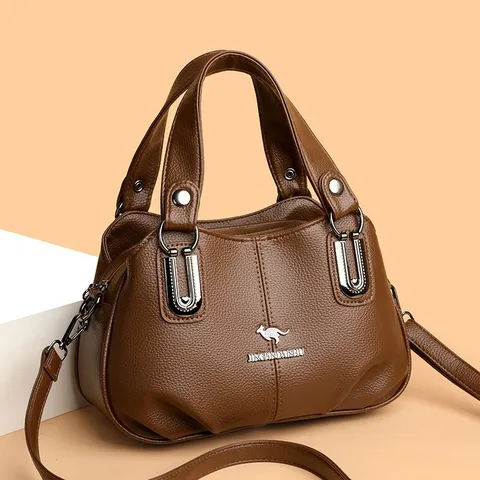Γυναικείο Mοντέρνο Δερμάτινο PU Crossbody Τσάντα Casual Kaθημερινή Ὣμου Τσάντα
