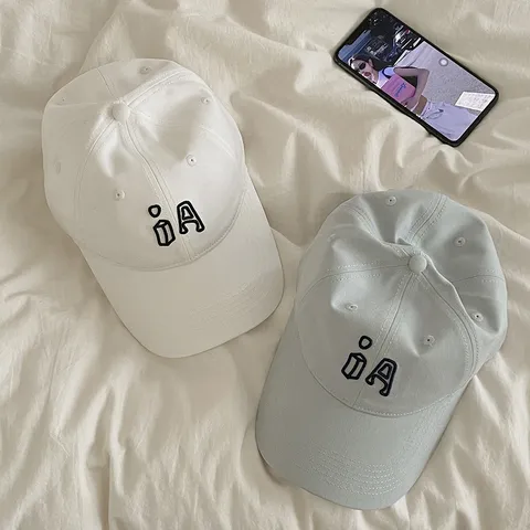 Unisex Baumwolle Baseballkappe Mode Buchstaben Bestickt Lässig Sonnenschutz Verstellbarer Hut Für Kinder Und Erwachsene