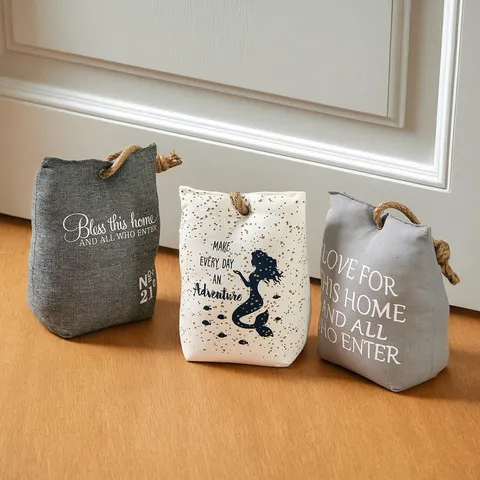 Fermaporta in Tessuto Creativo Decorativo Pesante Con Manico Ricamo e Design di Stampa Per Stanza di Casa