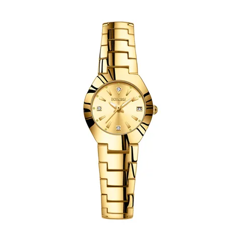 Women Quartz Watch European Fashion Luxury Stainless Steel Watch Waterproof Rhinestone Dial Wristwatch For Ladies