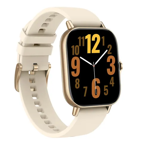 Reloj Inteligente de Aleación de Aluminio y Silicona Llamada Bluetooth Monitor de Frecuencia Cardíaca Rastreador de Fitness