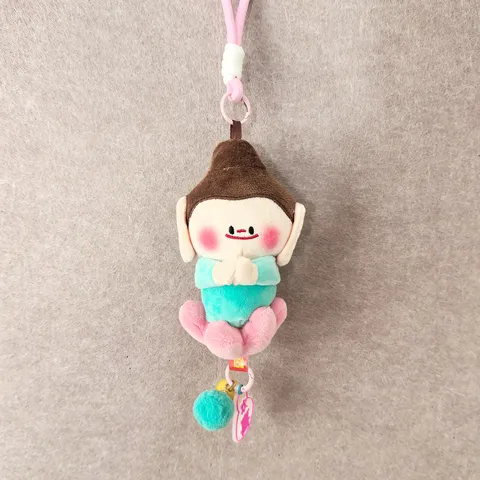 Chinese Chic Buddha Plush Pendant Cute Stuffed Doll Bag Hanging Ornament