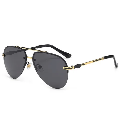 Hommes Femmes Métal Polarisé Lunettes de Soleil Classique Aviateur Lunettes UV400 Conduite Extérieur Mode Lunetterie