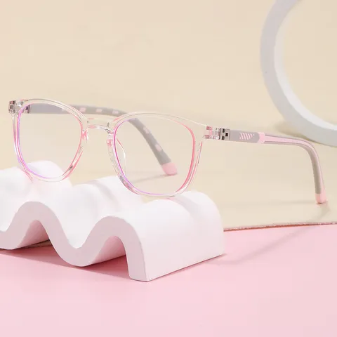 Lunettes de Vue Anti-Lumière Bleue Pour Adolescents Cadre Transparent TR90 Lunettes Carrées Unisexe Ordinateur Téléphone