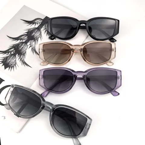 Lunettes de Soleil Cat Eye Vintage Rétro pour Femmes Mode Polarisé Dégradé Lentille TAC UV400 Voyage Extérieur