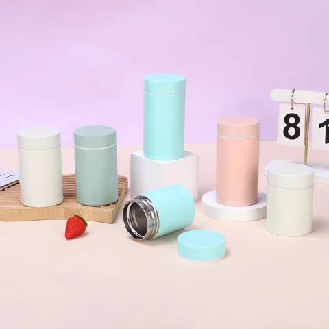 Taza Termo de Bolsillo Mini Portátil de Acero Inoxidable Botella de Agua Aislada de Pequeña Capacidad para Mujeres Viajes Oficina