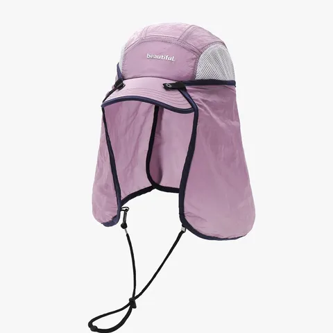 Schnelltrocknende Sonnenschutz Baseballkappe Mit Abnehmbarem Nackenschutz Outdoor Wandern Angeln Sonnenhut Für Herren Und Damen