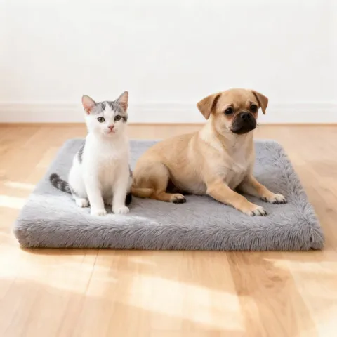 Pet Plush Sponge Mat Warm Dog Cat Bed Thickened Waterproof Removable Washable Pet Sleeping Mat Winter Home