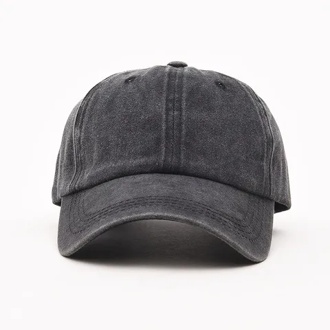 Unisex Vintage Washed Denim Baseballkappe Distressed Verstellbare Dad Hat Casual Outdoor Sonnenschutz Kappe