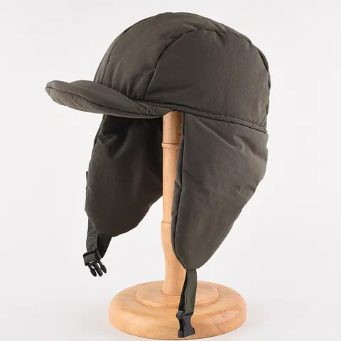 Unisex Winter Warme Bombermütze Winddichte Trapper Mütze Ohrenklappe Ski Kappe Mit Brille Retro Motorrad Mütze