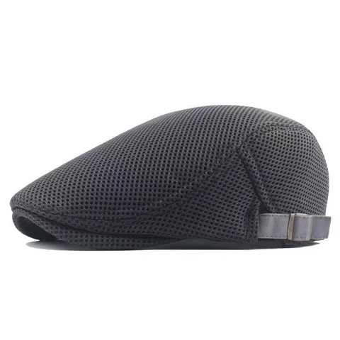 Unisex Sommer Atmungsaktive Mesh Schiebermütze Verstellbare Ivy Cap Retro Beret Freizeitmütze Sonnenschutz Hut Für Herren Damen